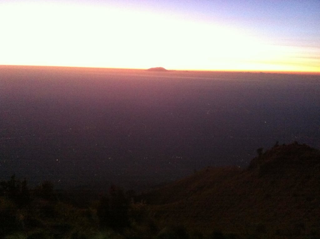 sunset gunung merbabu 2