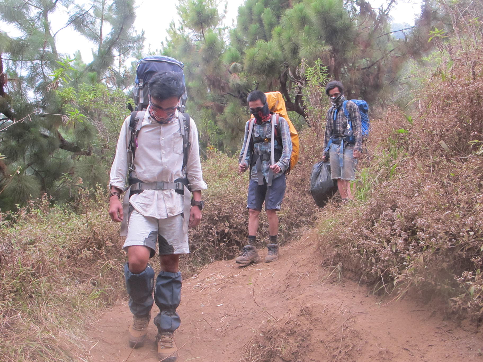 perjalanan turun gunung slamet