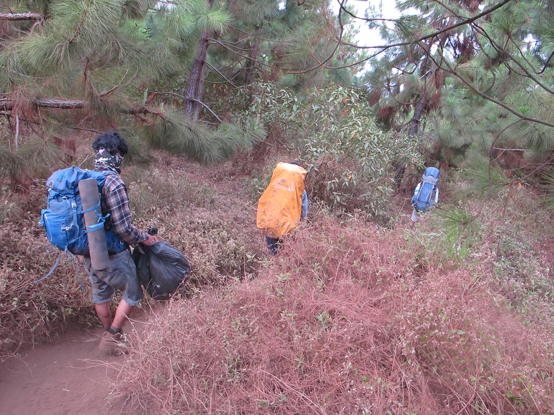 perjalanan turun gunung slamet 2