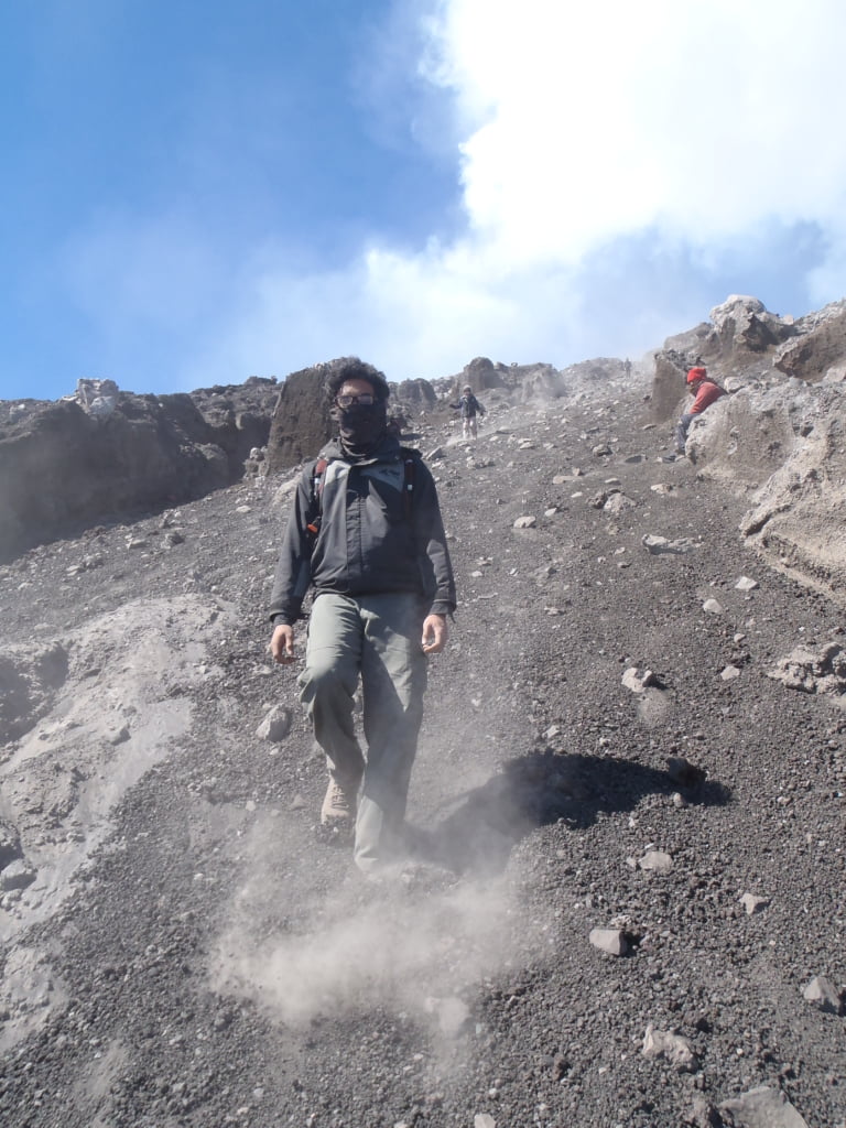 kemiringan gunung semeru 1