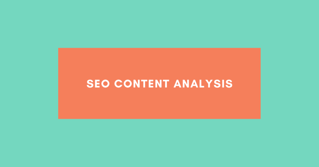 SEO Content Analysis
